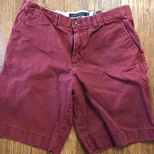 Tommy Hilfiger Classic Fit Trouser Short Maroon 34